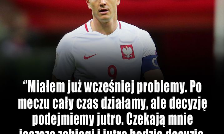 Lewandowski o tym, czy zagra z Portugalią